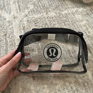 lululemon clear belt bag